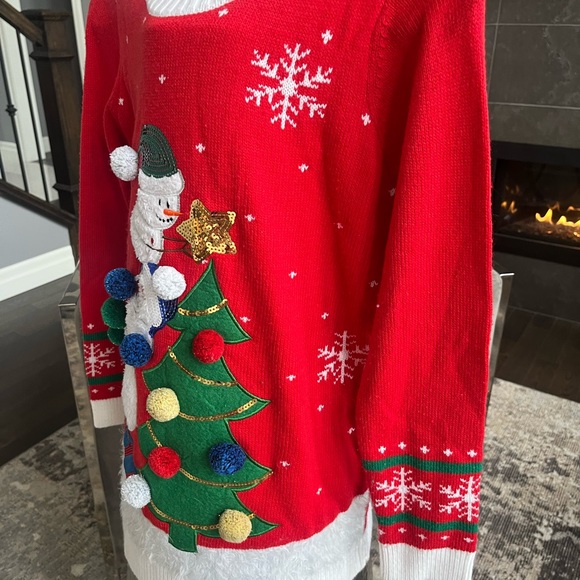 Cutest 🎄☃️cuddly ugly Christmas sweater 🎄☃️size small ☃️❄️🎄 - Picture 11 of 14